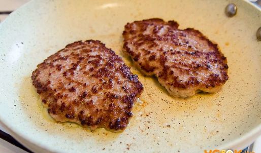 мясной бургер