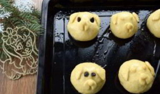 новогодний бургер