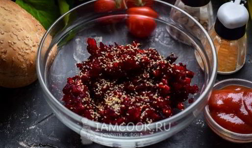 постный бургер