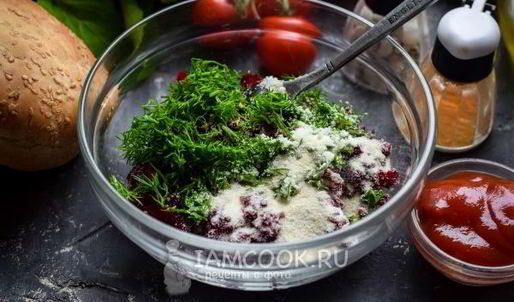 постный бургер