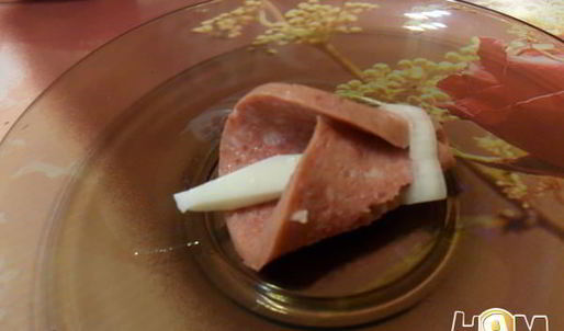 бутерброд букетик