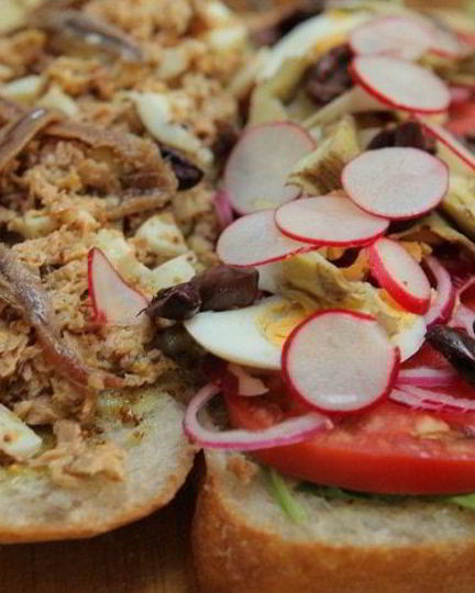 Рецепт бутерброда из ниццы