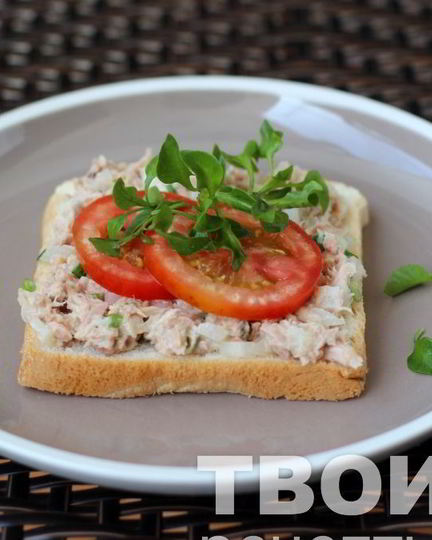 Рецепт бутерброда с тунцом