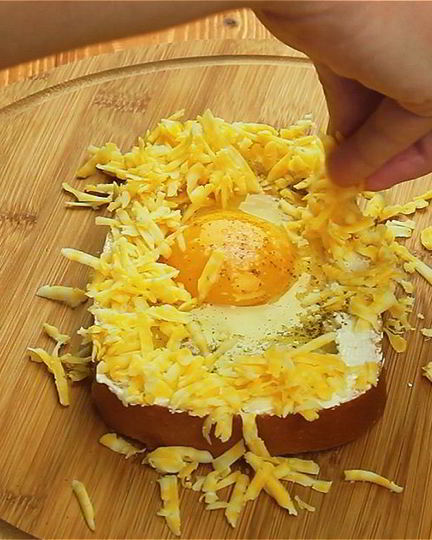 Рецепт бутерброда с яйцом