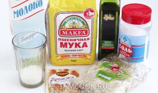 бутербродная лепешка с кунжутом