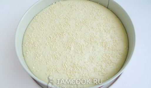 бутербродная лепешка с кунжутом