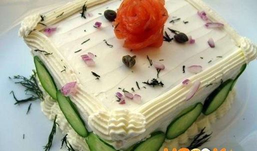 бутербродный торт