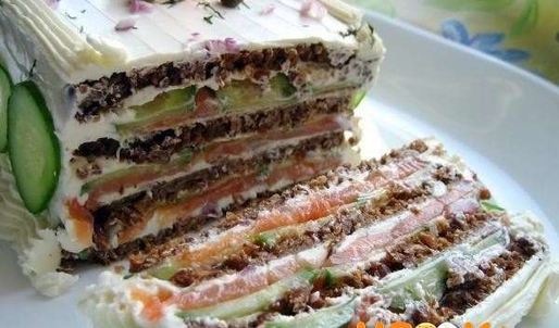 бутербродный торт