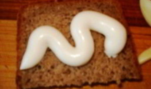 бутерброды божья коровка