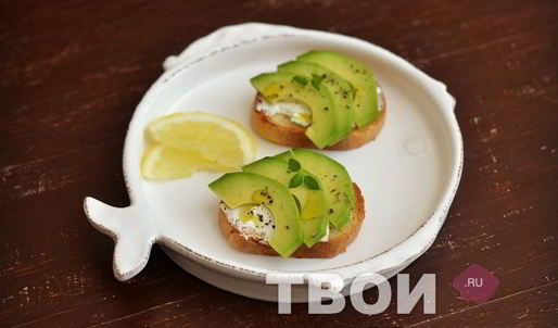 бутерброды с авокадо