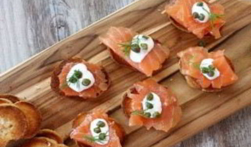 бутерброды с форелью