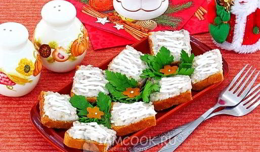 бутерброды с форшмаком