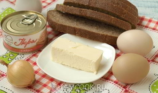 бутерброды с икрой сайды