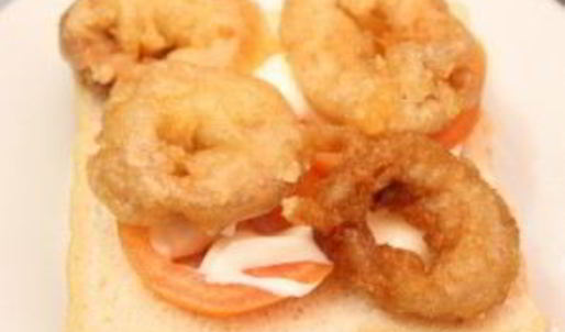 бутерброды с кальмарами