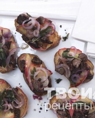 Бутерброды с печенью