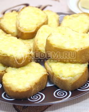 Бутерброды с сыром в духовке