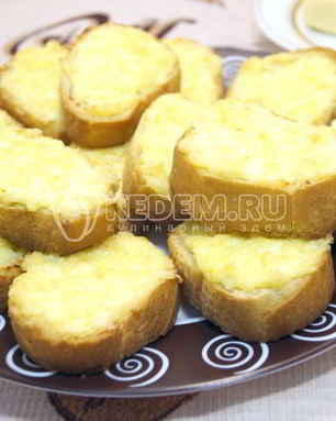 Бутерброды с сыром в духовке