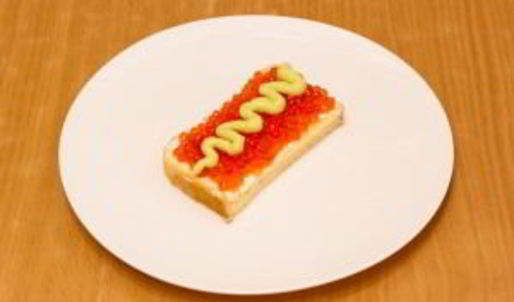 бутерброды змейка