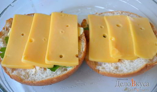 горячие бутерброды с сыром