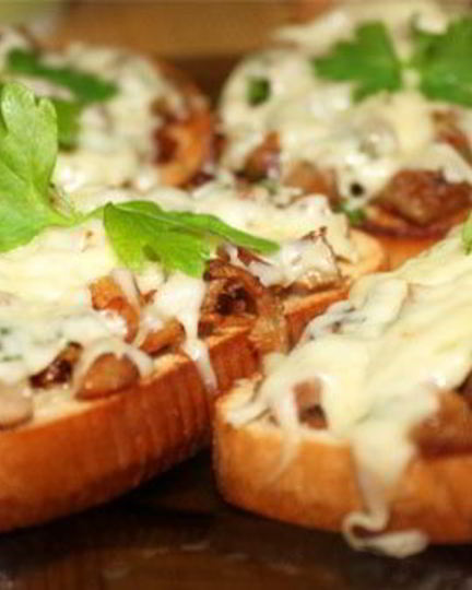 Рецепт горячих бутербродов с ветчиной