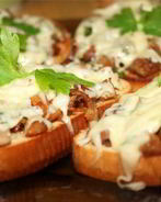 Горячие бутерброды с ветчиной