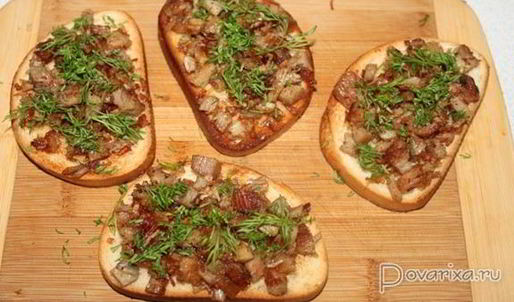 горячие бутерброды с ветчиной