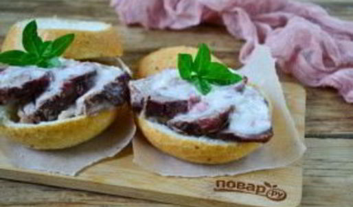 горячий бутерброд со свининой