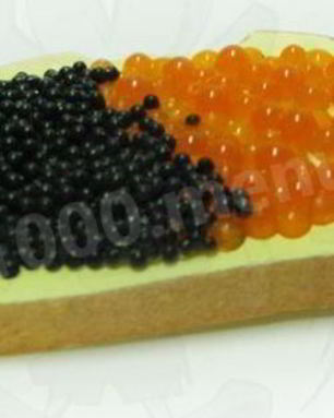 Королевский бутерброд с икрой