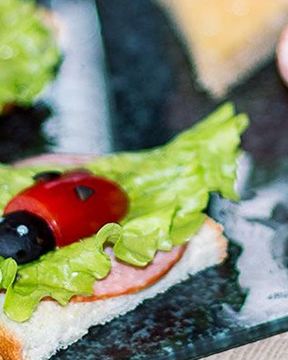 Необычные праздничные бутерброды для детей