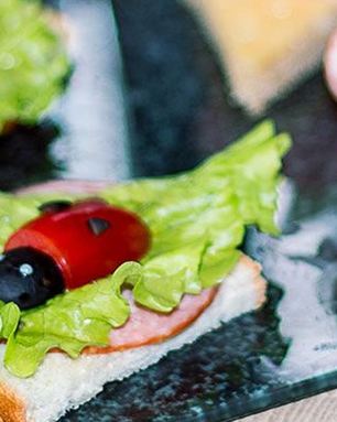 Необычные праздничные бутерброды для детей