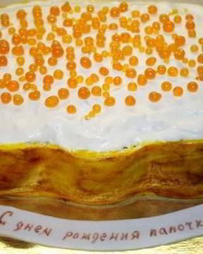 Торт Бутерброд с икрой