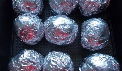 закусочный горячий бутерброд из картофеля