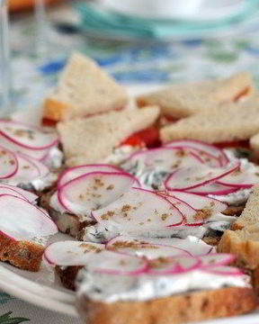 Быстрая закуска к шампанскому