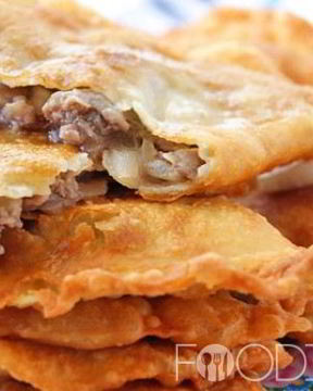 Чебуреки на кефире