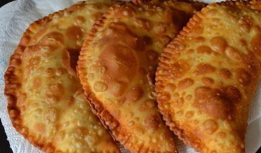 чебуреки на заварном тесте