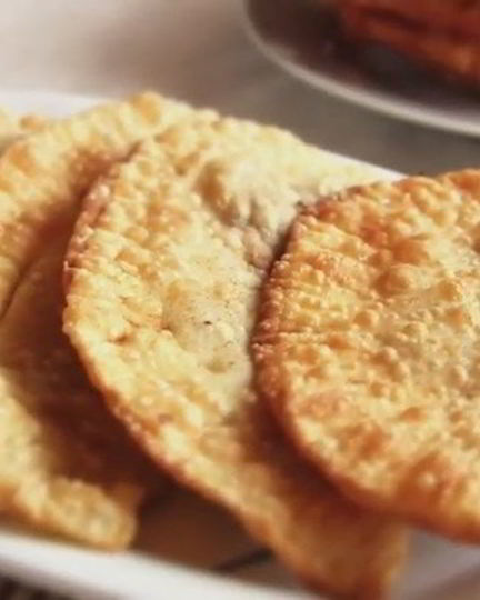 Рецепт чебуреков постных с грибами и гречкой