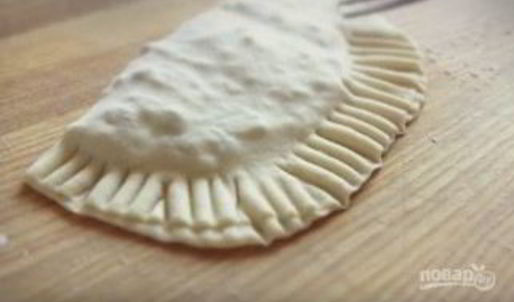 чебуреки постные с грибами и гречкой