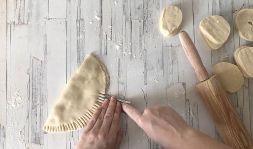 чебуреки с картошкой