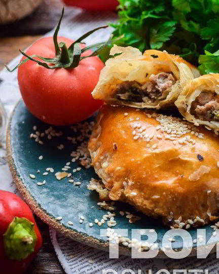 Рецепт чебуреков в духовке