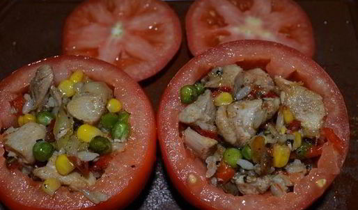 фаршированные помидоры