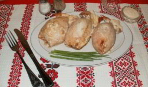 фаршированные кальмары с рисом и яйцом