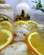 Филе камбалы в апельсиновом желе