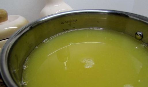 филе камбалы в апельсиновом желе