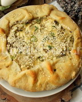 Галета с баклажанами и сыром