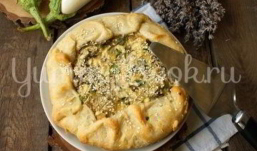 галета с баклажанами и сыром