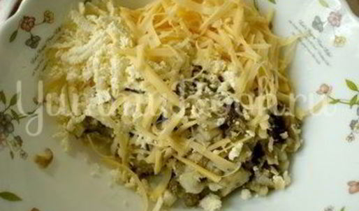 галета с баклажанами и сыром