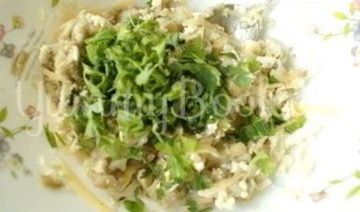 галета с баклажанами и сыром