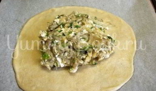 галета с баклажанами и сыром