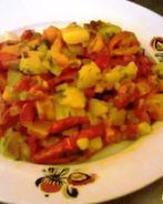 Горячая закуска из овощей