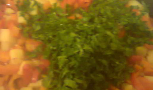 горячая закуска из овощей